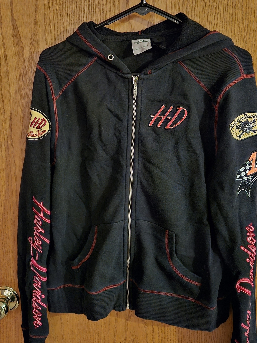 Harley-Davidson Black Women's Zip Hoodie